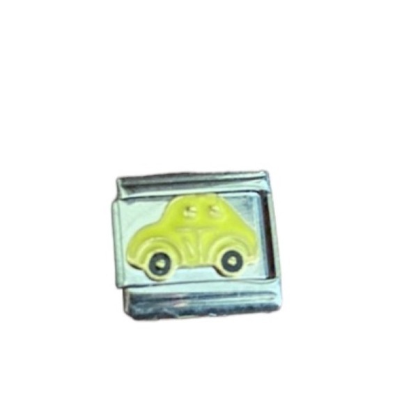 Yellow Car Italian Charm - Picture 1 of 4